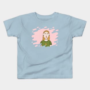 A Girl From Next Door Kids T-Shirt